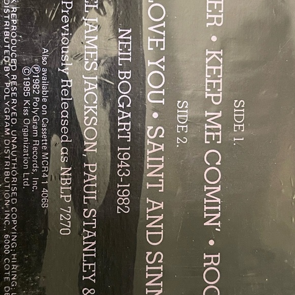 Kiss Creatures of the Night 1982 Polygram in plastic wrap record album LP RARE - Picture 5 of 5